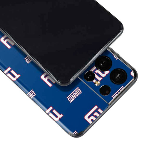 NFL New York Giants Blitz Series Galaxy S21 Ultra 5G Skin