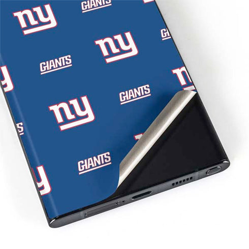 NFL New York Giants Blitz Series Galaxy S22 Ultra Skin