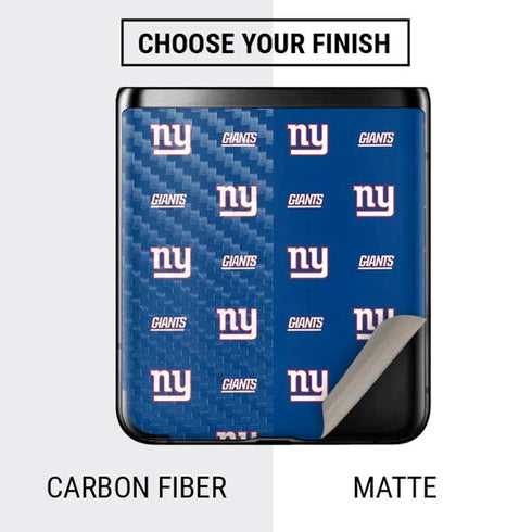 NFL New York Giants Blitz Series Galaxy Z Flip Skin