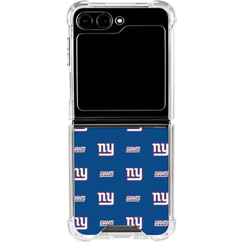 NFL New York Giants Blitz Series Galaxy Z Flip5 5G Clear Case