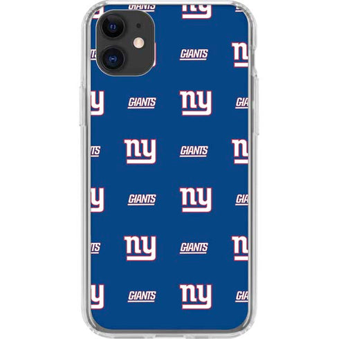 NFL New York Giants Blitz Series iPhone 11 Clear Case