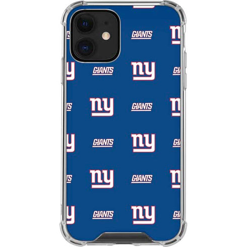 NFL New York Giants Blitz Series iPhone 12 Mini Clear Case