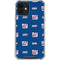 NFL New York Giants Blitz Series iPhone 12 Mini Clear Case