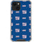 NFL New York Giants Blitz Series iPhone 13 Mini Clear Case