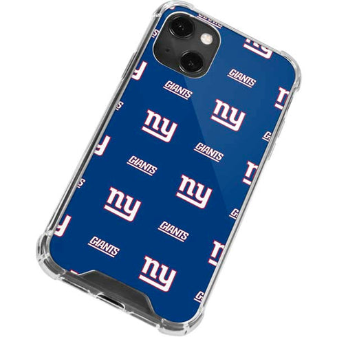 NFL New York Giants Blitz Series iPhone 14 Plus Clear Case