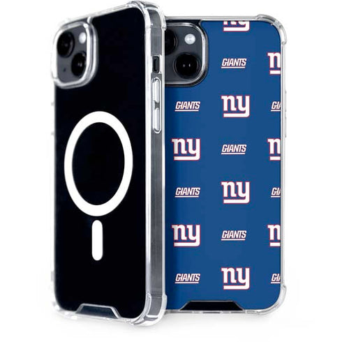 NFL New York Giants Blitz Series iPhone 15 Plus MagSafe Case