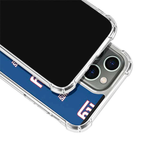 NFL New York Giants Blitz Series iPhone 15 Pro Clear Case