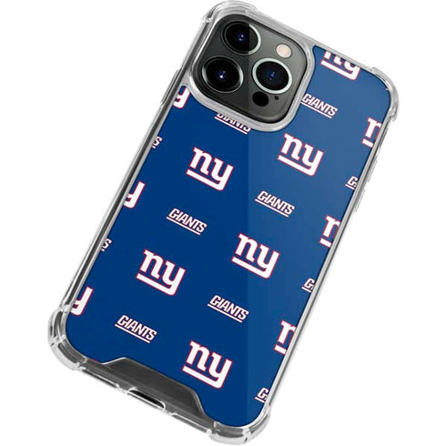 NFL New York Giants Blitz Series iPhone 15 Pro Clear Case