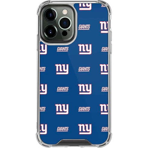NFL New York Giants Blitz Series iPhone 15 Pro Max Clear Case