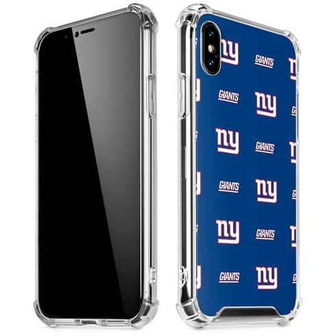 NFL New York Giants Blitz Series iPhone XS Max Clear Case