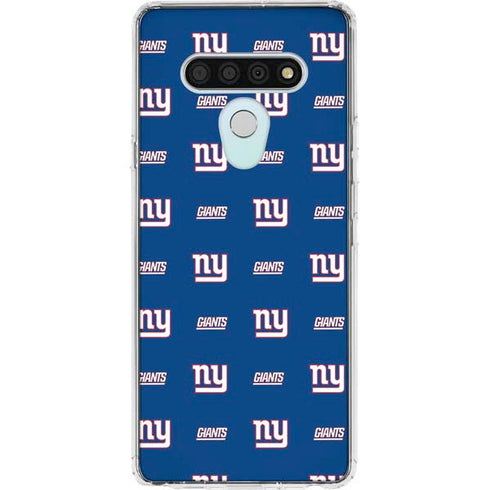 NFL New York Giants Blitz Series LG Stylo 6 Clear Case