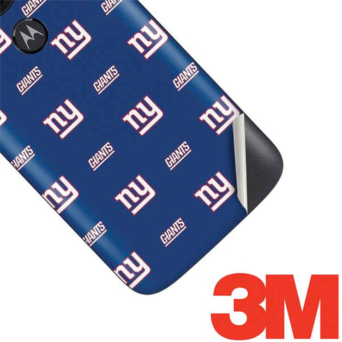 NFL New York Giants Blitz Series Moto E5 Play Skin