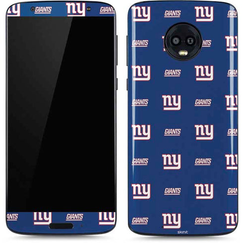 NFL New York Giants Blitz Series Moto G6 Skin