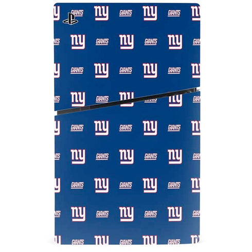 NFL New York Giants Blitz Series PS5 Slim Disk Console Skin
