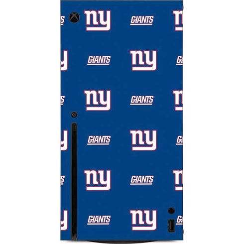 NFL New York Giants Blitz Series Xbox Series X Console Skin