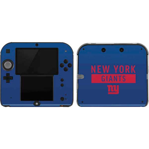 NFL New York Giants Blue Performance Series Nintendo 2DS Skin