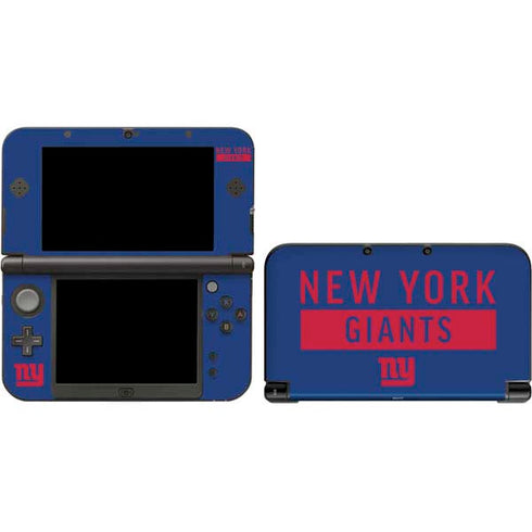 NFL New York Giants Blue Performance Series 3DS XL 2015 Skin