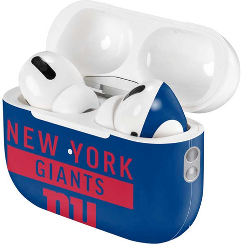 NFL New York Giants Blue Performance Series AirPods Pro 2nd Gen Skin