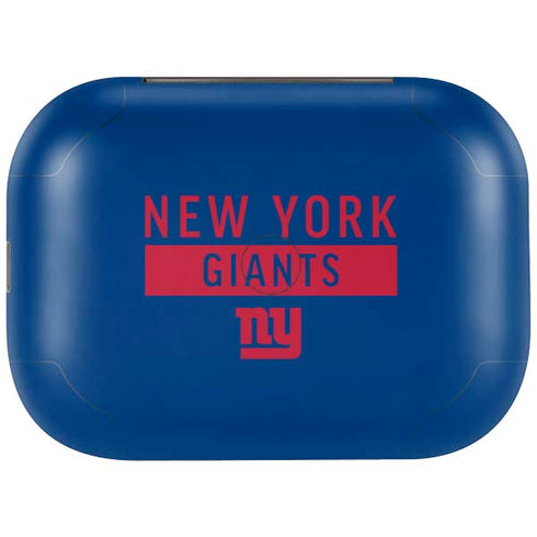 NFL New York Giants Blue Performance Series Amazon Echo Buds Skin