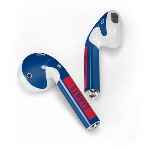 NFL New York Giants Blue Performance Series Apple AirPods 2 Skin