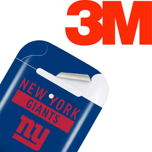NFL New York Giants Blue Performance Series Apple AirPods Skin