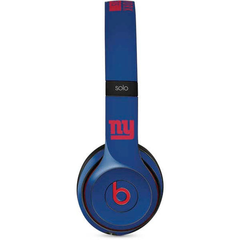 NFL New York Giants Blue Performance Series Beats Solo 2 Wireless Skin