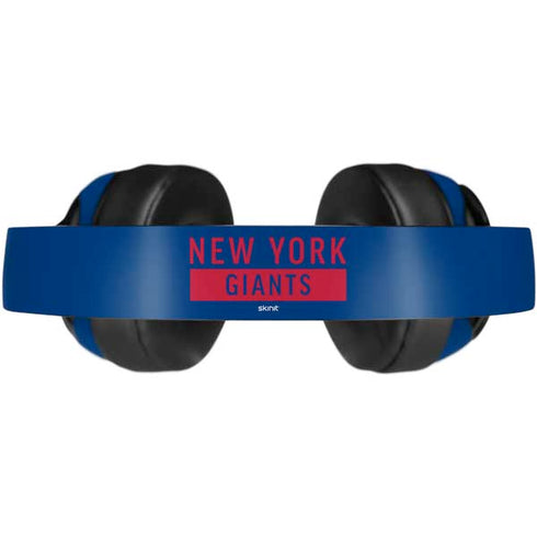 NFL New York Giants Blue Performance Series Beats Solo Pro Skin