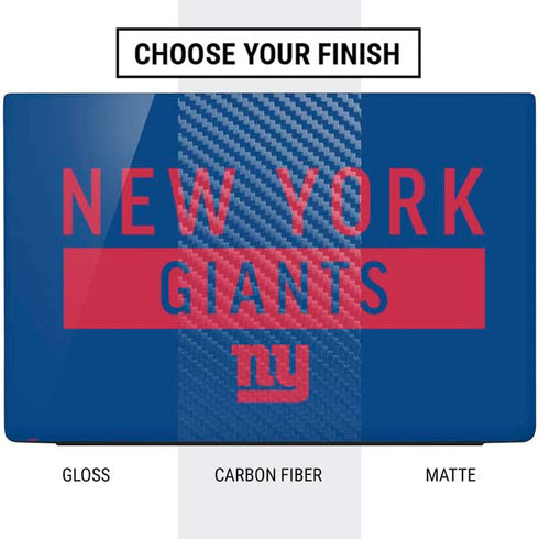 NFL New York Giants Blue Performance Series Dell Vostro Skin