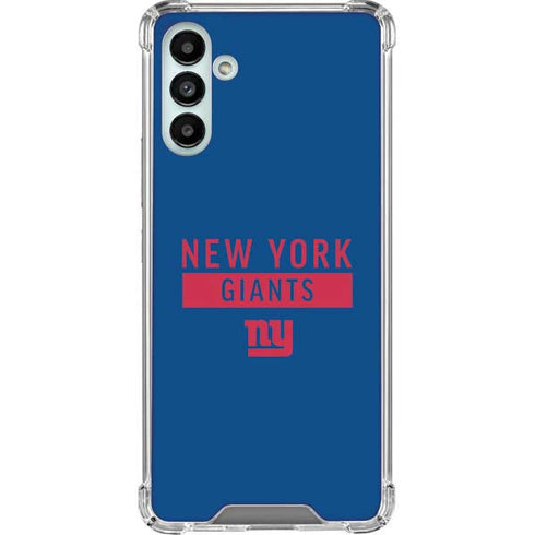 NFL New York Giants Blue Performance Series Galaxy A13 5G Clear Case