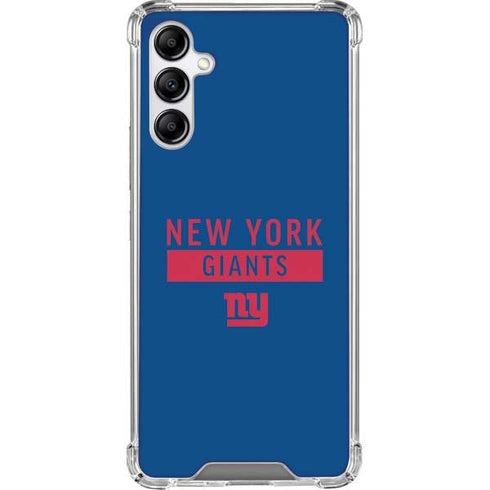 NFL New York Giants Blue Performance Series Galaxy A14 5G Clear Case