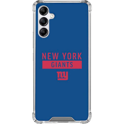 NFL New York Giants Blue Performance Series Galaxy A15 5G Clear Case