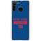 NFL New York Giants Blue Performance Series Galaxy A21 Clear Case