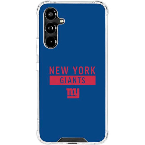 NFL New York Giants Blue Performance Series Galaxy A54 5G Clear Case