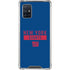 NFL New York Giants Blue Performance Series Galaxy A71 5G Clear Case