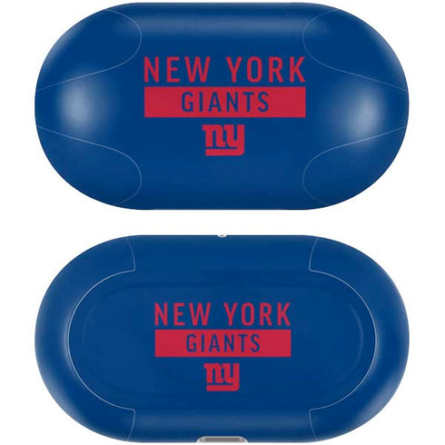 NFL New York Giants Blue Performance Series Galaxy Buds Plus Skin