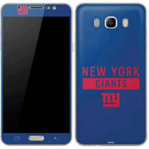 NFL New York Giants Blue Performance Series Galaxy J7 Skin