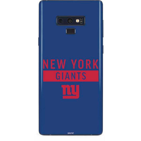 NFL New York Giants Blue Performance Series Galaxy Note 9 Skin