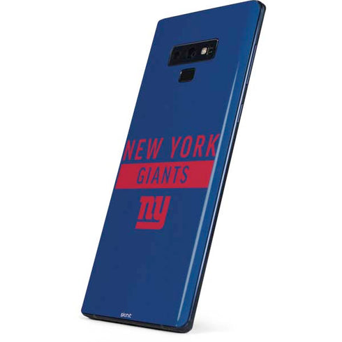 NFL New York Giants Blue Performance Series Galaxy Note 9 Skin