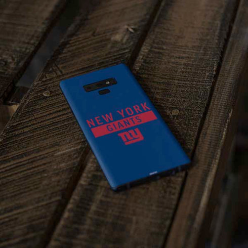 NFL New York Giants Blue Performance Series Galaxy Note 9 Skin