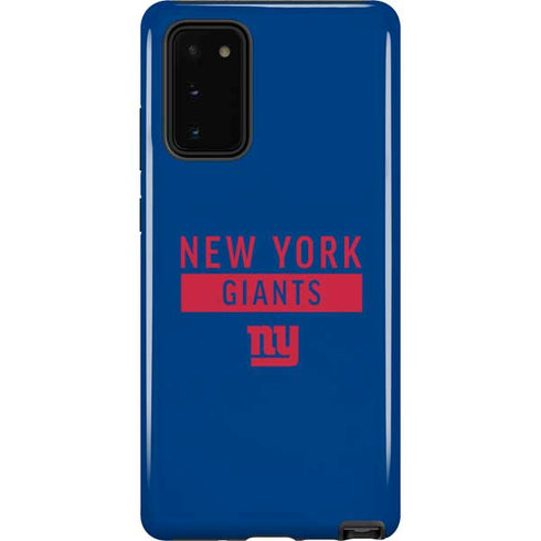 NFL New York Giants Blue Performance Series Galaxy Note20 5G Pro Case