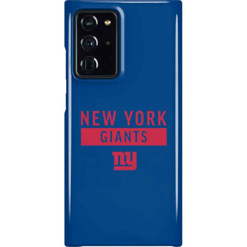 NFL New York Giants Blue Performance Series Galaxy Note20 Ultra 5G Lite Case