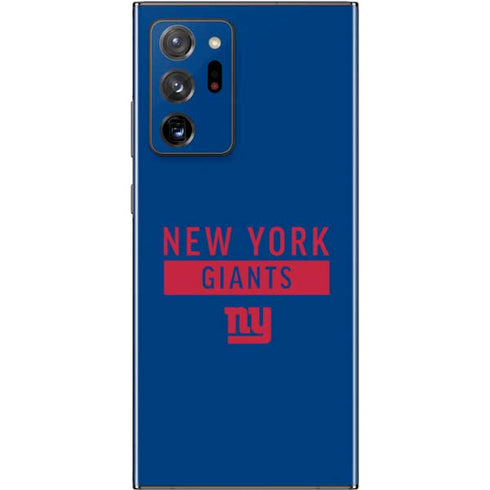 NFL New York Giants Blue Performance Series Galaxy Note20 Ultra 5G Skin