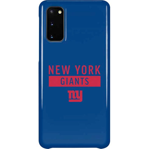 NFL New York Giants Blue Performance Series Galaxy S20 Lite Case