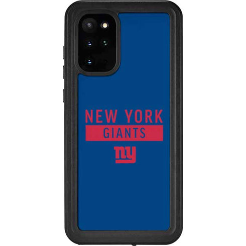 NFL New York Giants Blue Performance Series Galaxy S20 Plus Waterproof Case