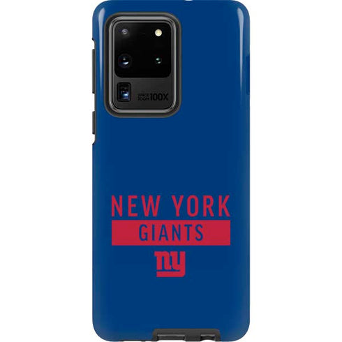 NFL New York Giants Blue Performance Series Galaxy S20 Ultra 5G Pro Case
