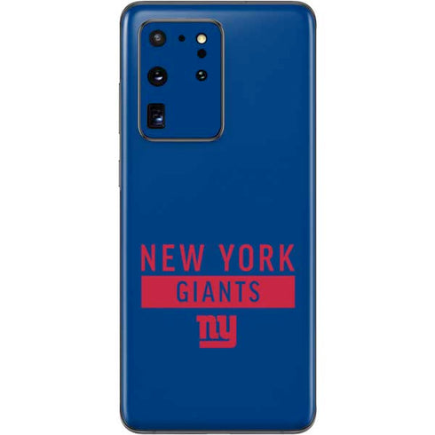 NFL New York Giants Blue Performance Series Galaxy S20 Ultra 5G Skin