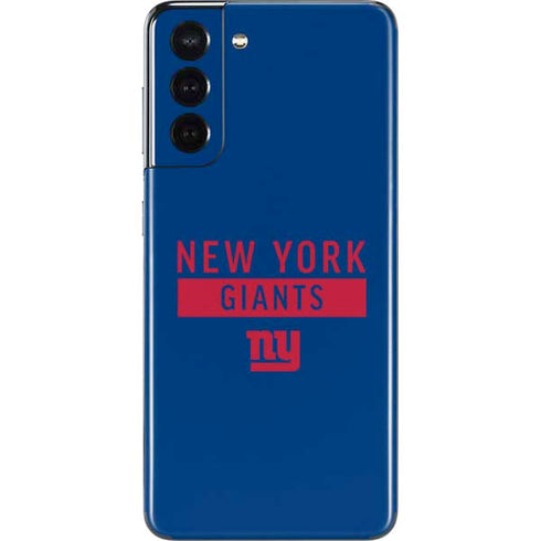 NFL New York Giants Blue Performance Series Galaxy S21 5G Skin