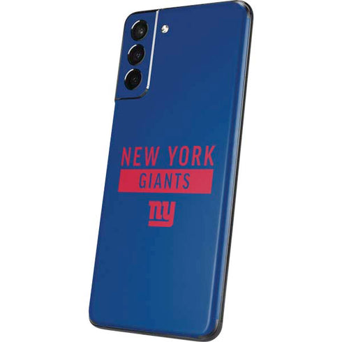 NFL New York Giants Blue Performance Series Galaxy S21 5G Skin