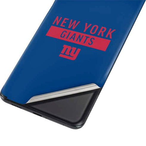 NFL New York Giants Blue Performance Series Galaxy S21 Plus 5G Skin