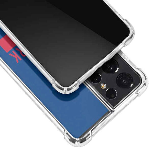 NFL New York Giants Blue Performance Series Galaxy S21 Ultra 5G Clear Case